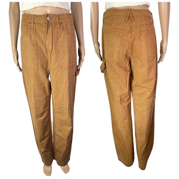 Good American Pants - Good American Women's Good '90s Cargo Pants in Rust